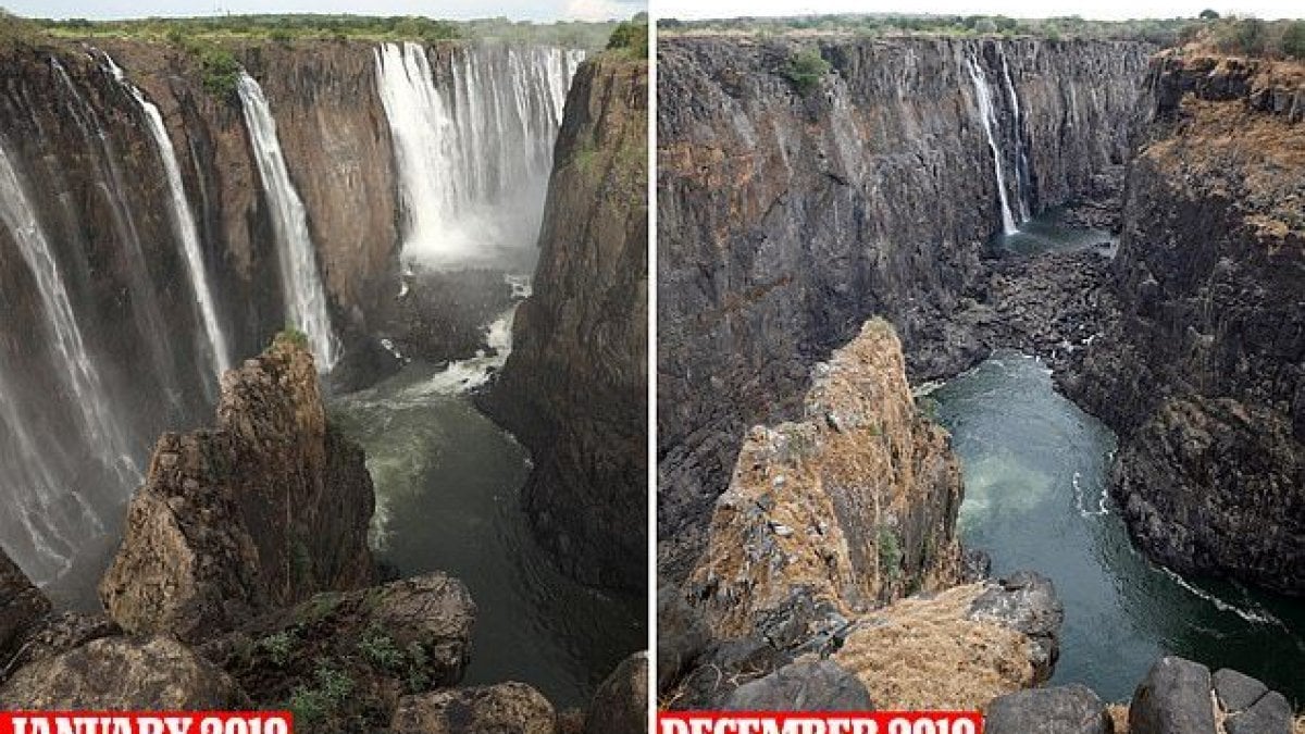 Zambia, l'agonia delle Cascate Vittoria: "Tra un anno potrebbero non esistere più" - Repubblica.it