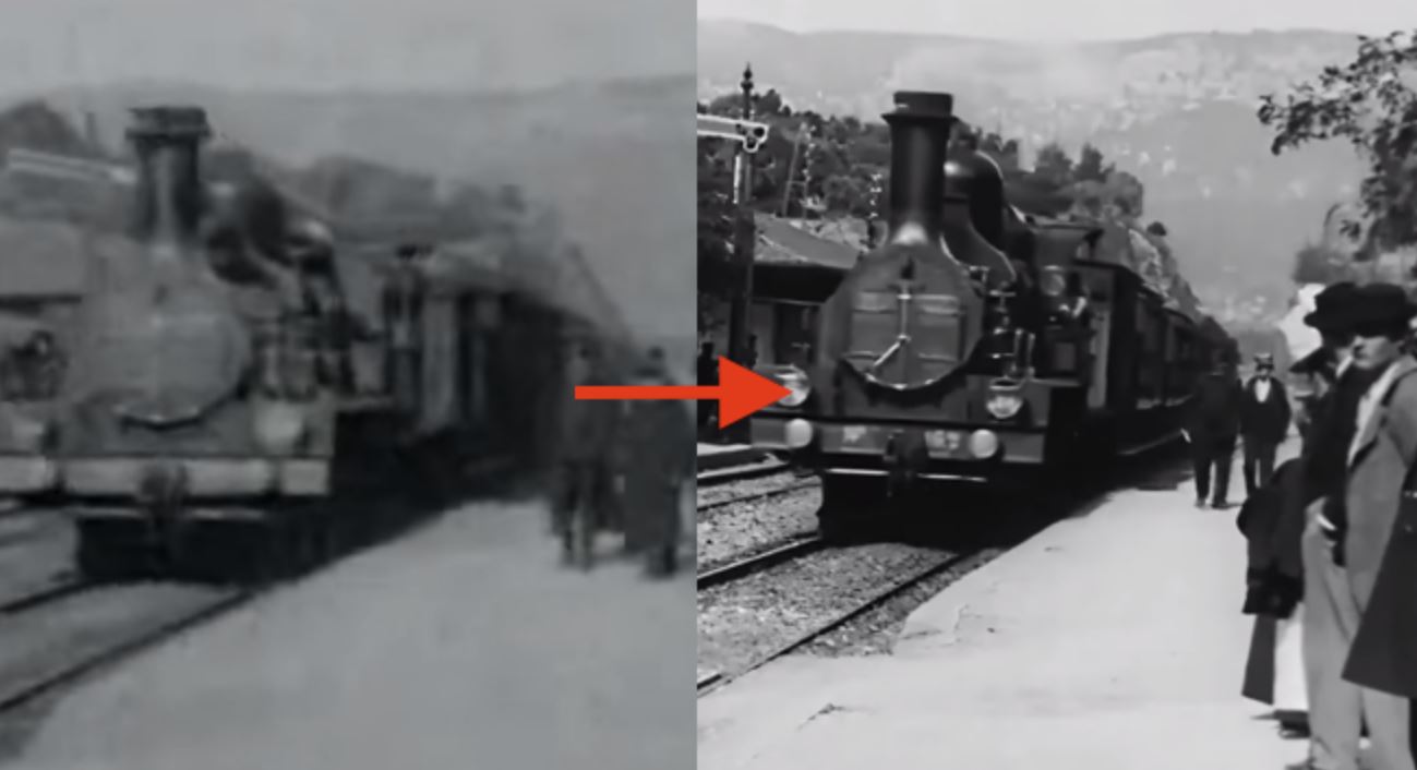 Guarda il film dei fratelli Lumiere del 1896 upscalato in 4k 60fps grazie al machine learning