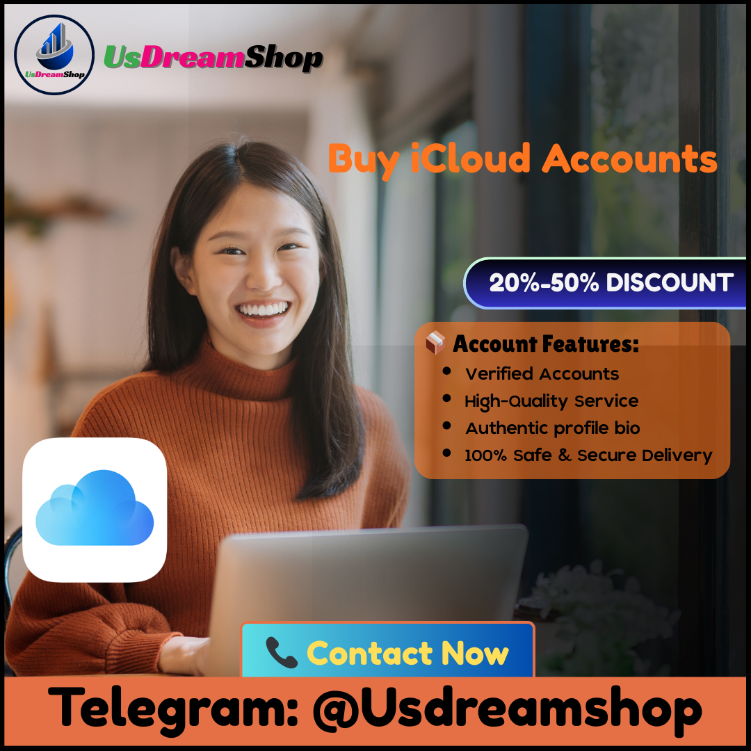 Buy iCloud Accounts - 100% | (Bulk, Aged, PVA)