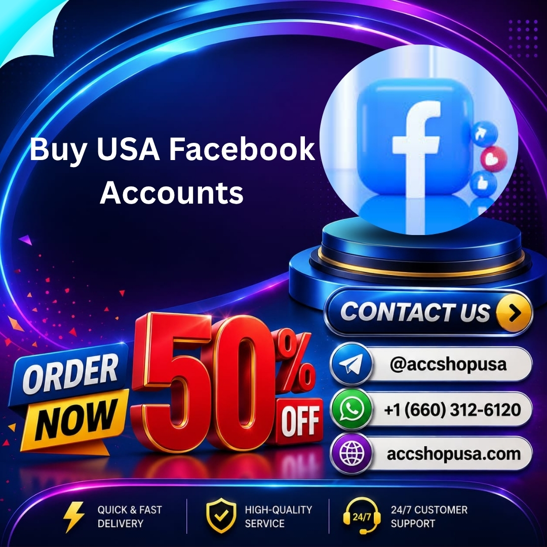 Buy USA Facebook Accounts - 100% Safe & Secure Service AccShopUsa