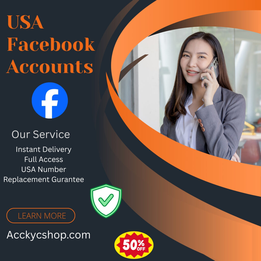 Get USA Facebook Accounts - USA,UK,CA, 2FA & Real Accoun