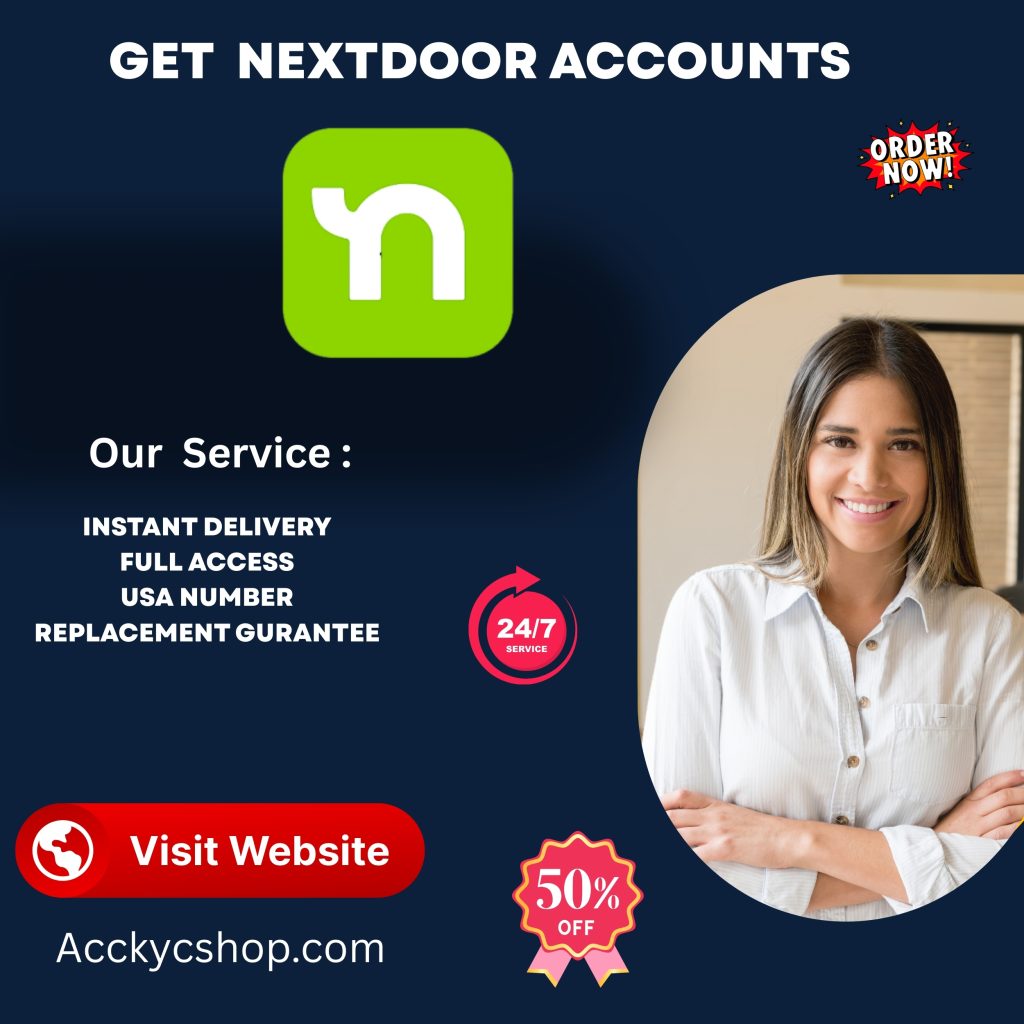 Get Verified Nextdoor Accounts - ACC KYC SHOP